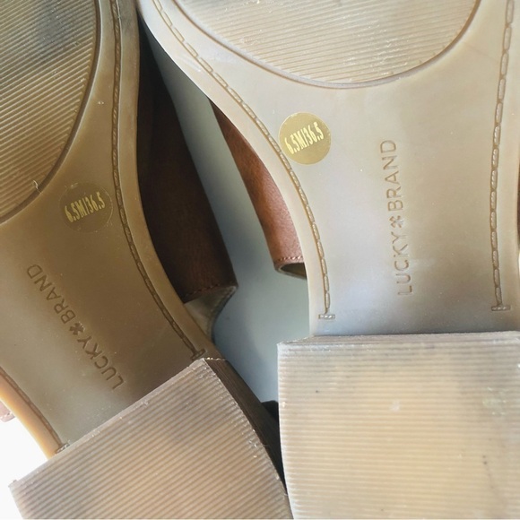 Lucky Brand Barimo Open Toe Booties - Picture 14 of 16